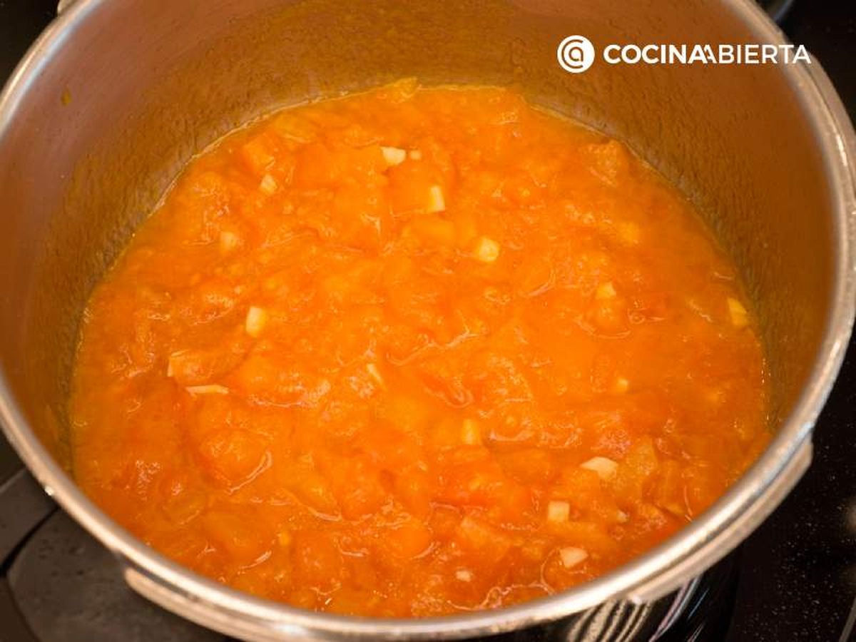 Potaje de lenteja caviar - Paso 1