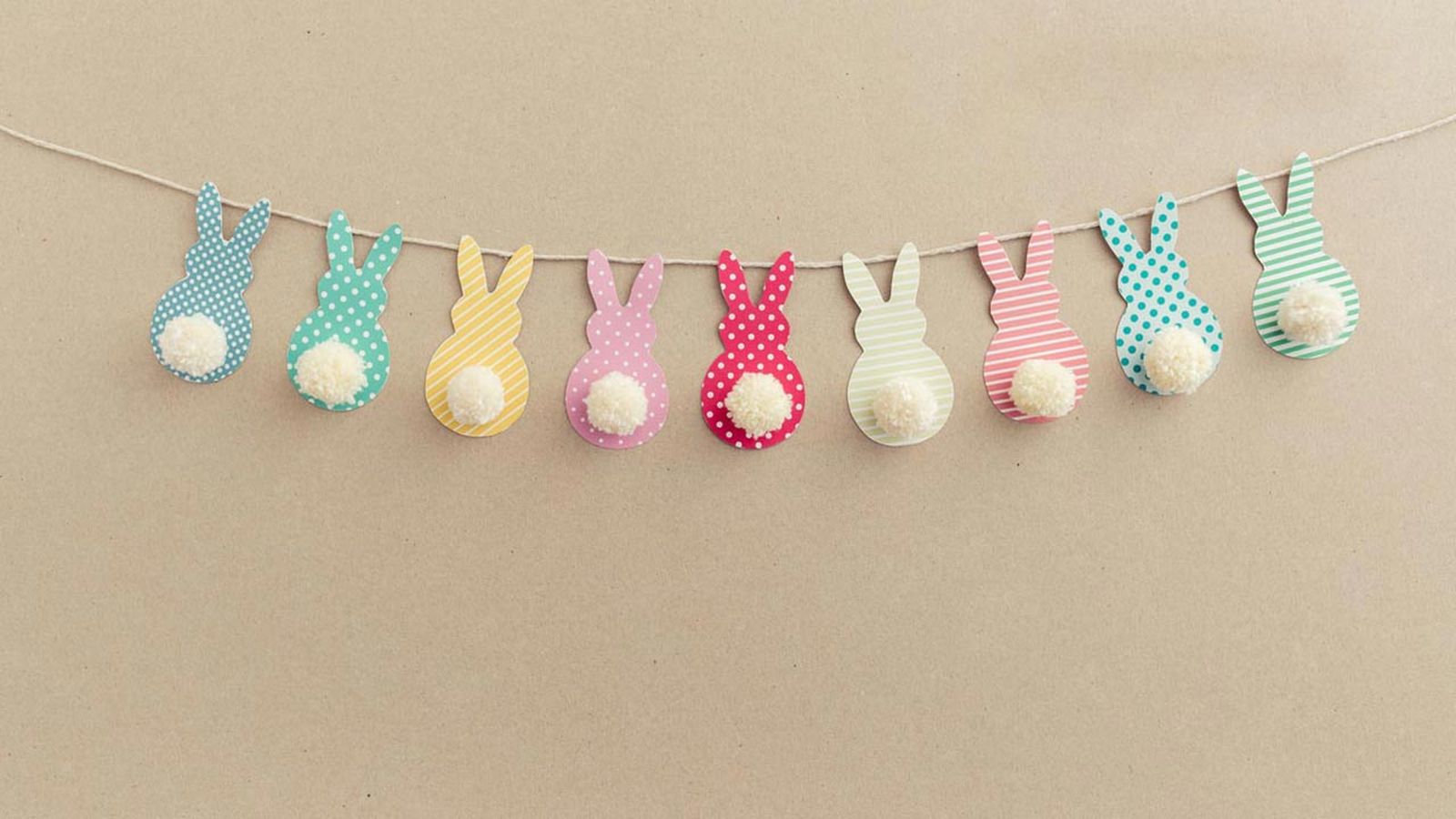 Hacer una guirnalda decorativa de Pascua