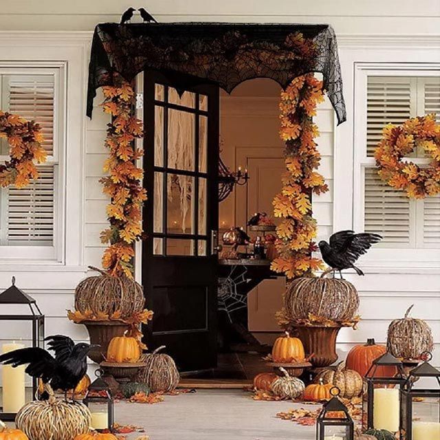 Ideas originales para la decoración exterior en Halloween 11