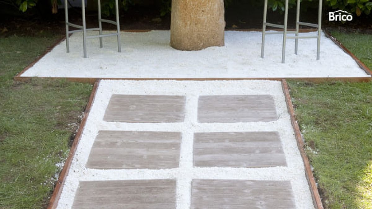 Bricomania 621 camino de piedras paso 11