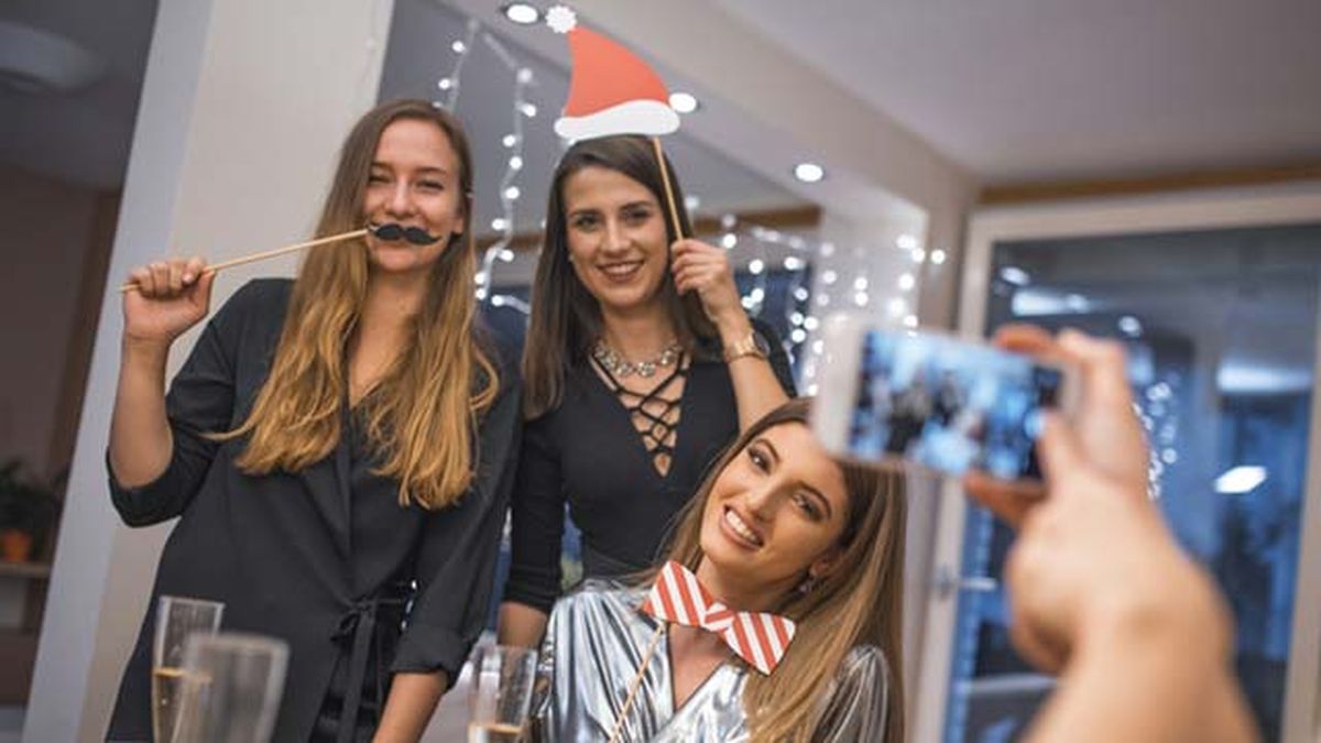 Kit descargable para hacer un photocall de Navidad 2