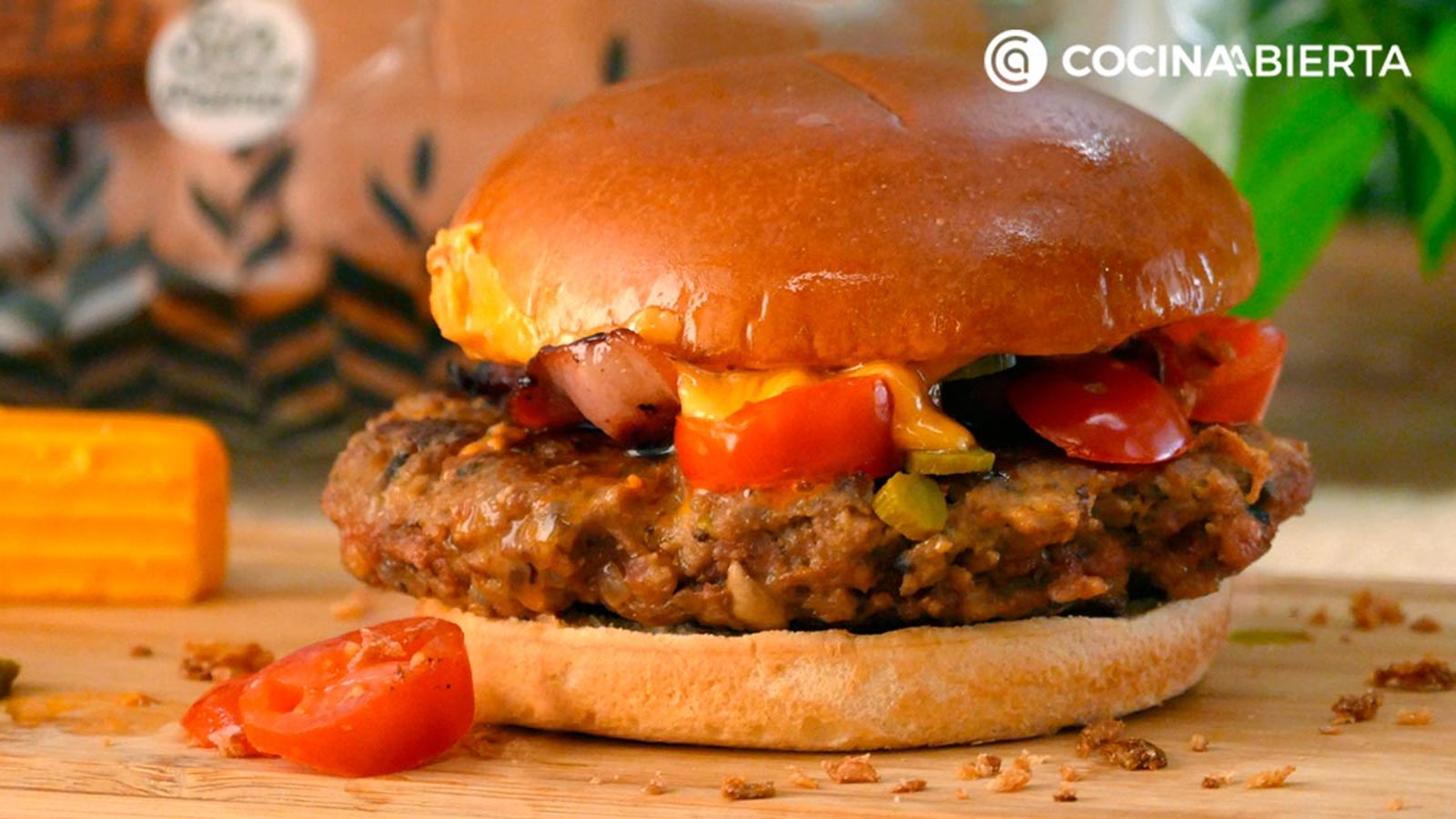 CTIS0870 receta hamburguesa de carne picada y champinones 2 ca