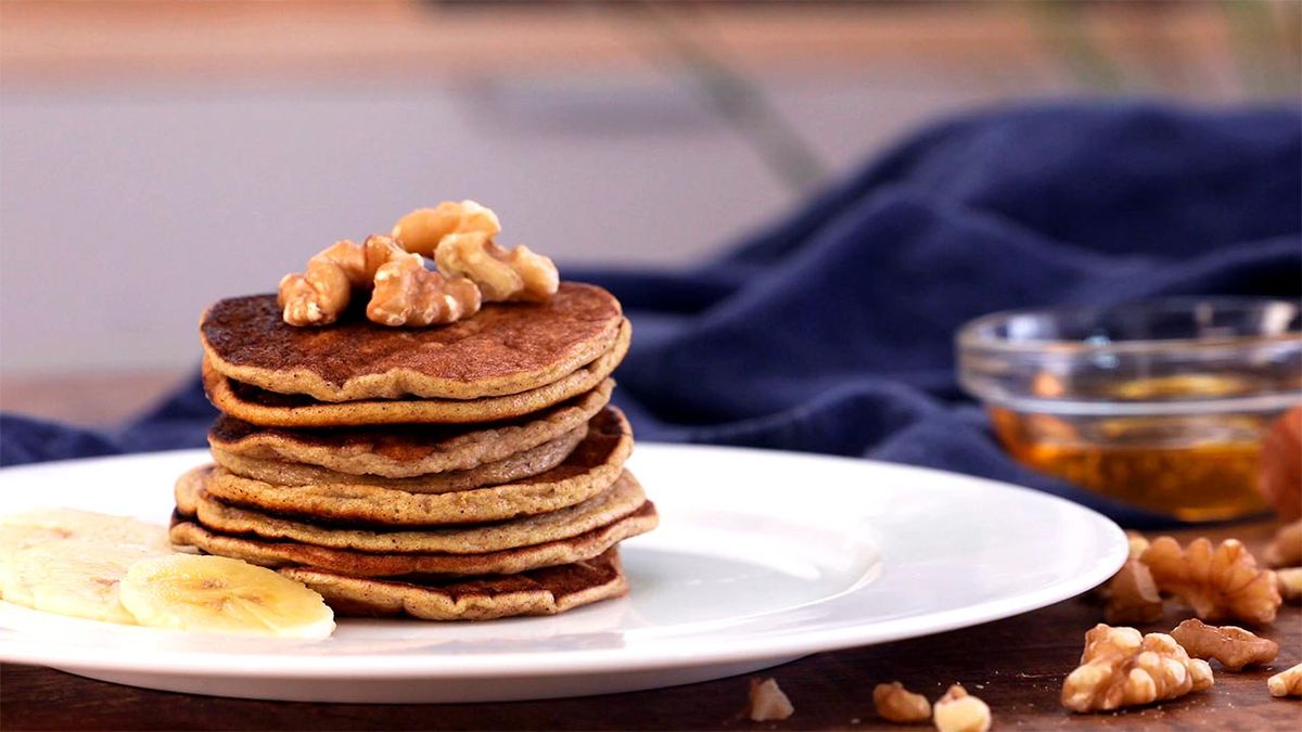 Receta de tortitas de plátano