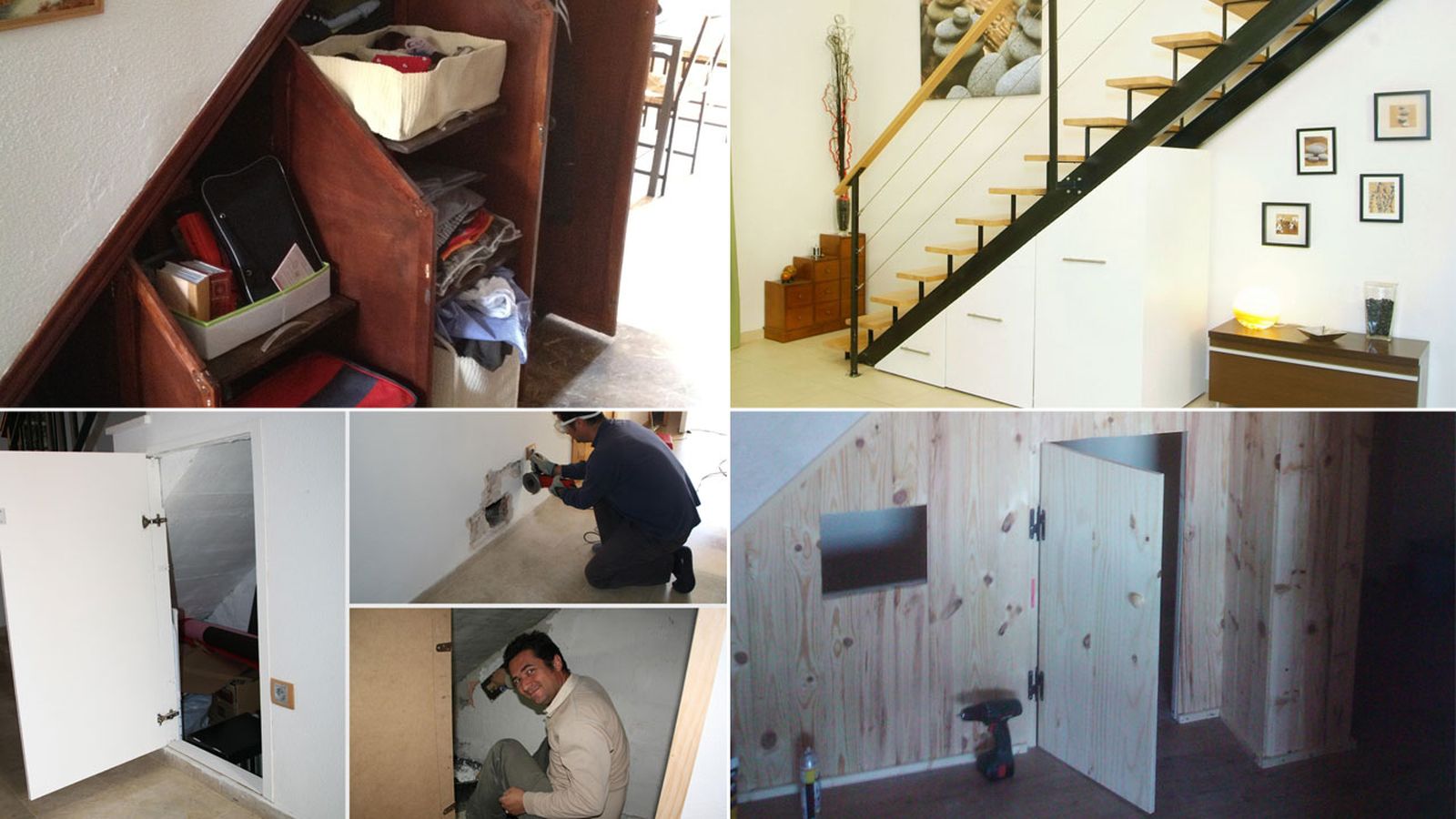 Qué hacer con el hueco bajo la escalera