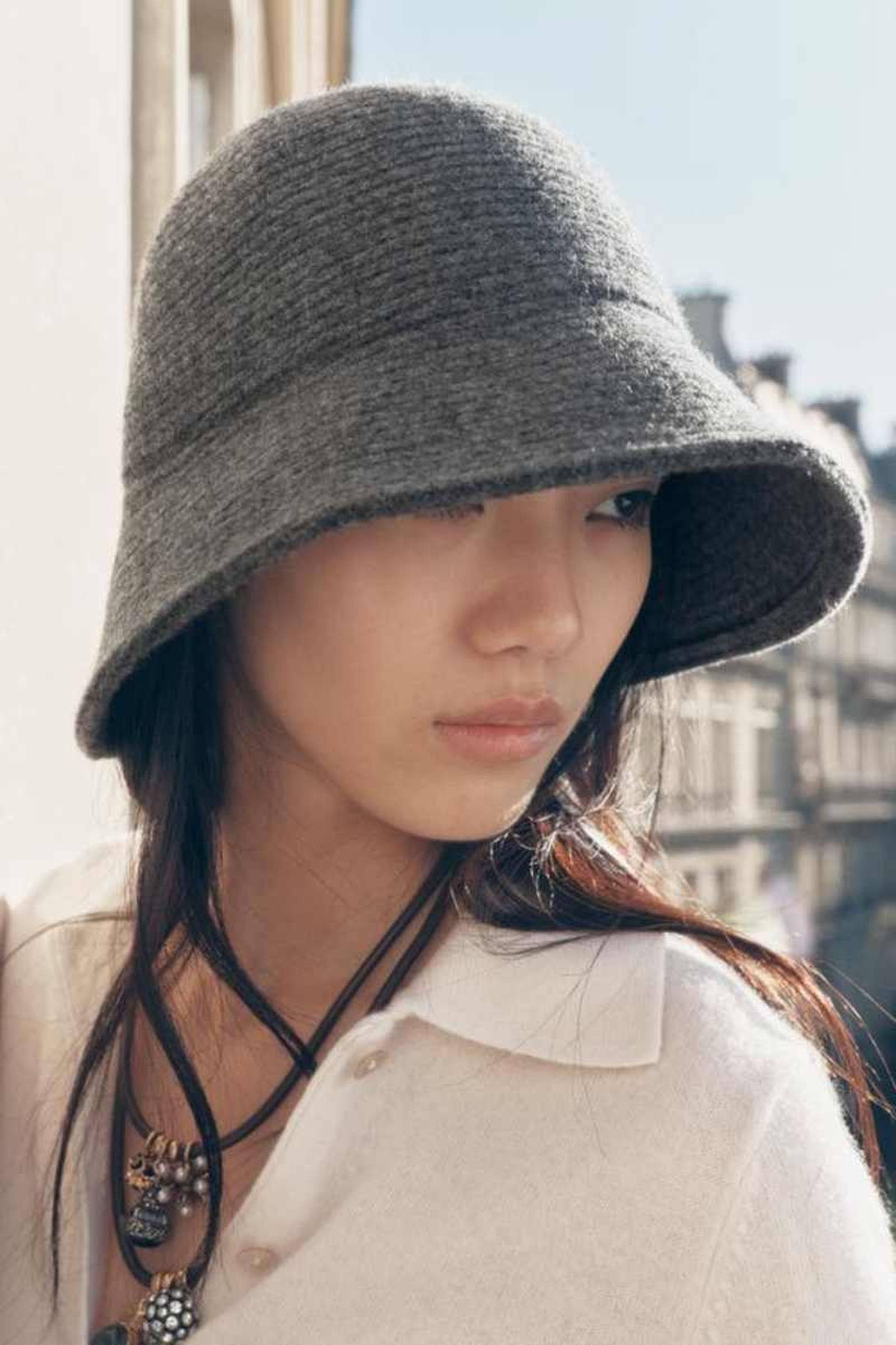 Bucket de lana de Zara