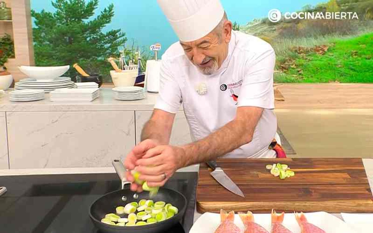 Cocina los puerros durante 10 minutos