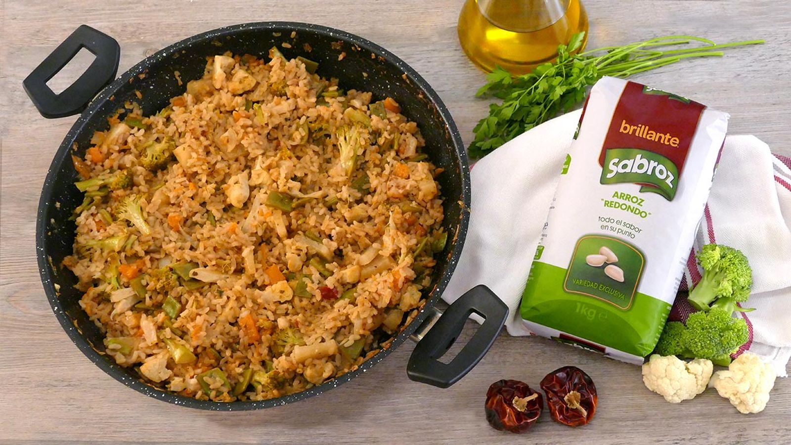 Receta de arroz con verduras