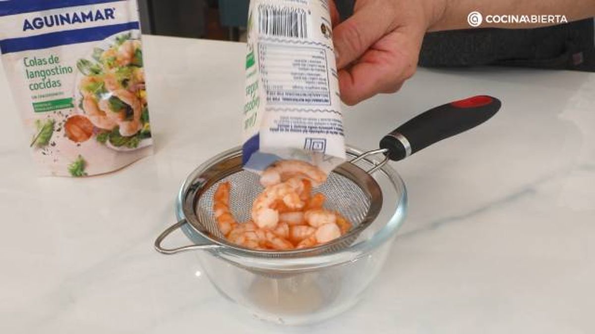 Aguinaga langostinos tempura paso 3