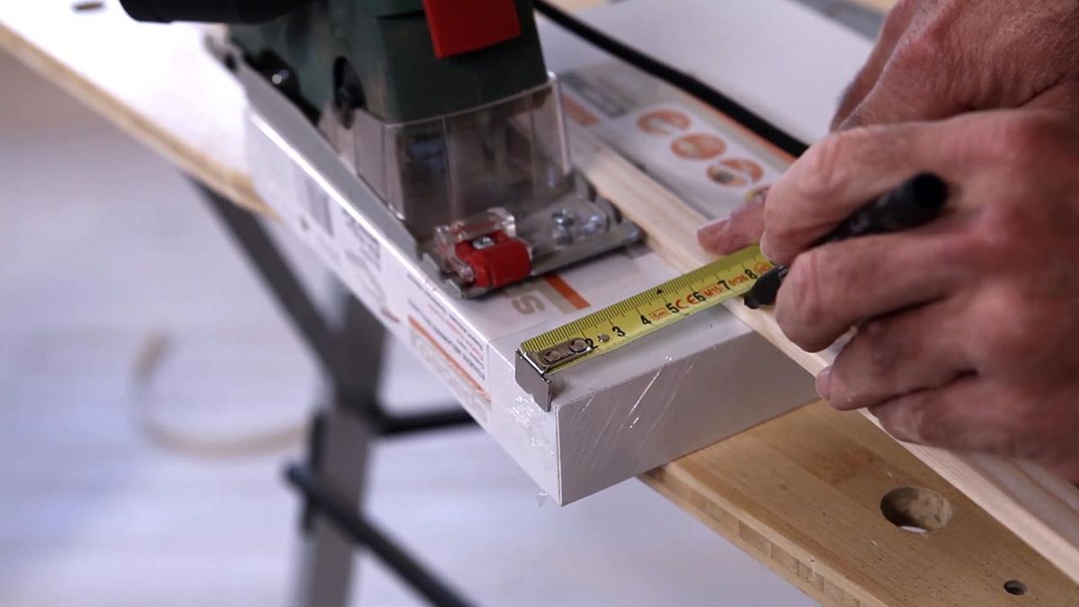 Hacer ranuras para perfiles paso 1