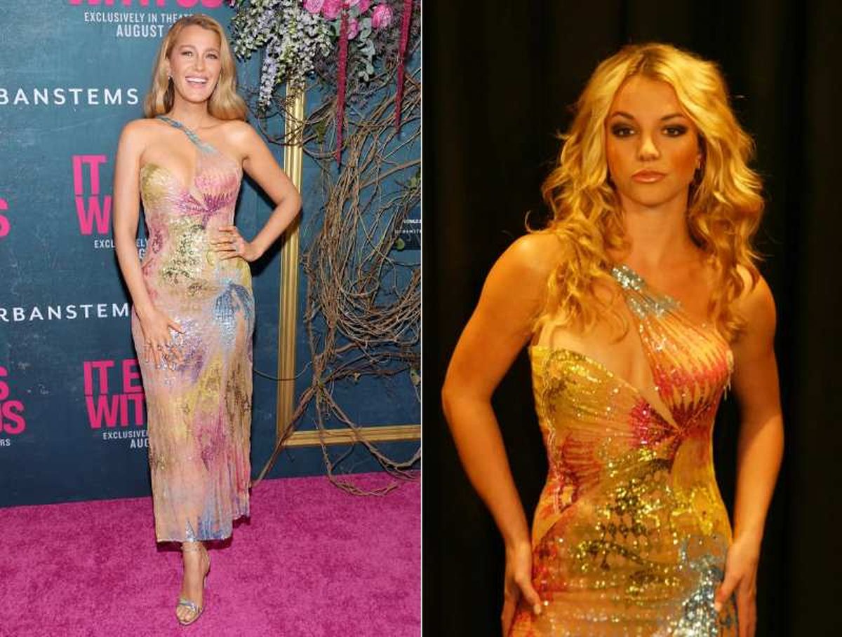 Blake Lively y Britney Spears con el mismo vestido