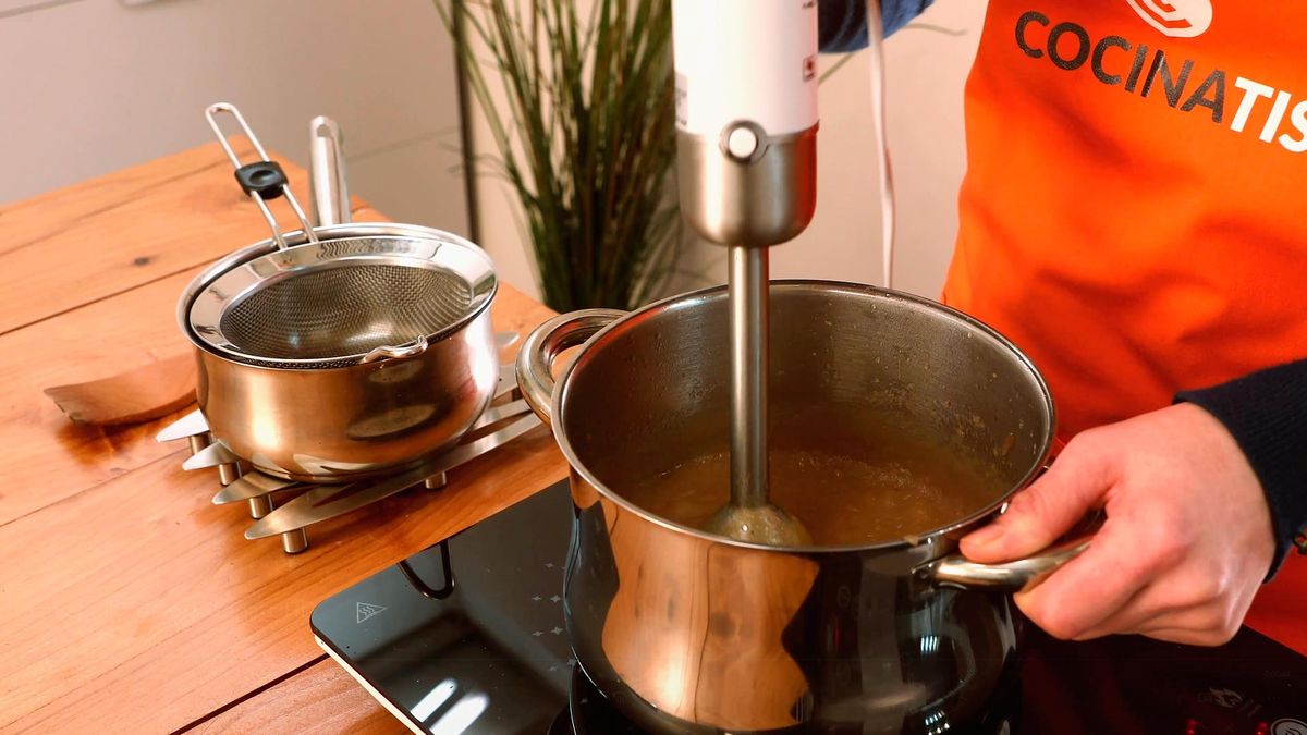 Receta de mantequilla de manzana   paso 4