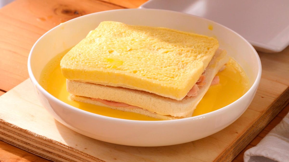 Sándwich Montecristo   Paso 5