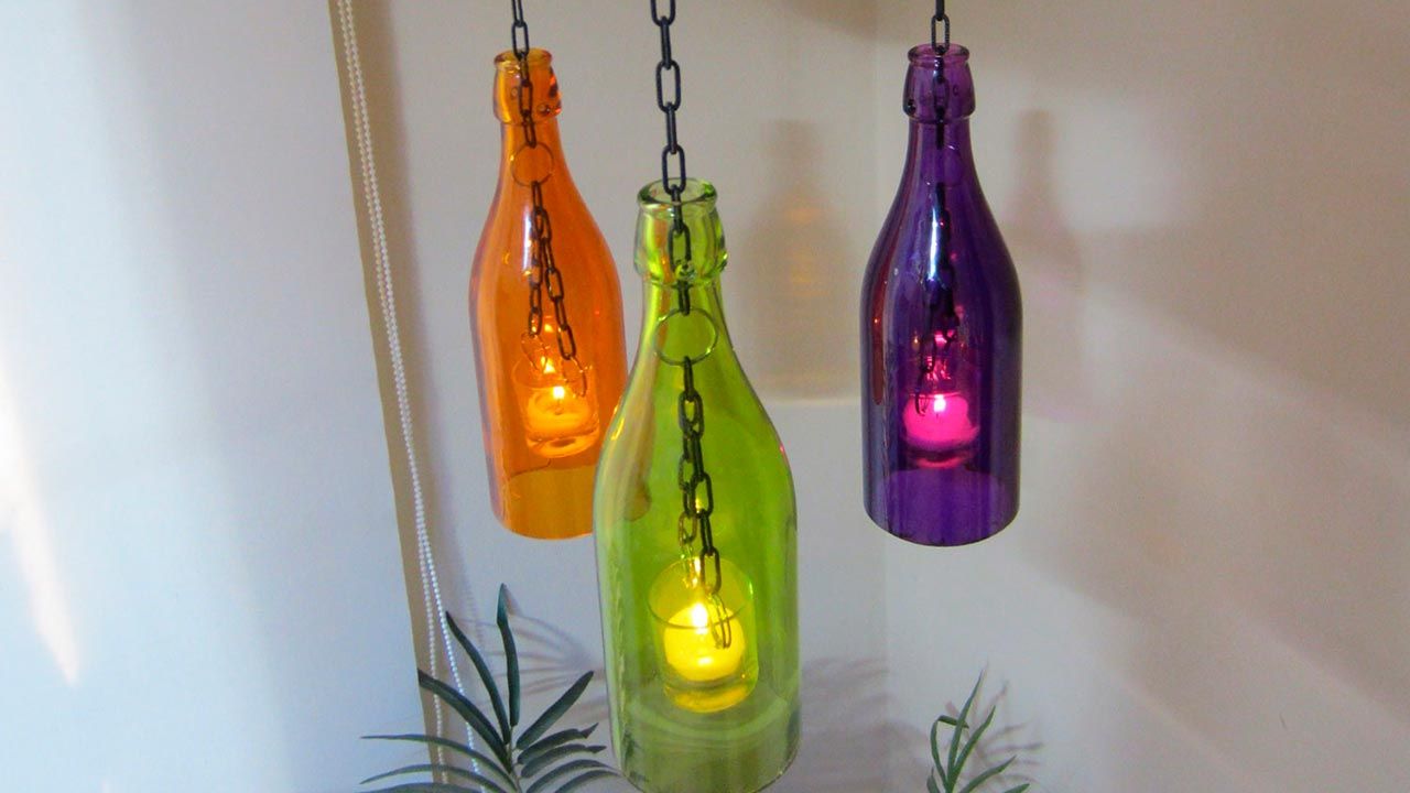 Botellas luminosas paso 17