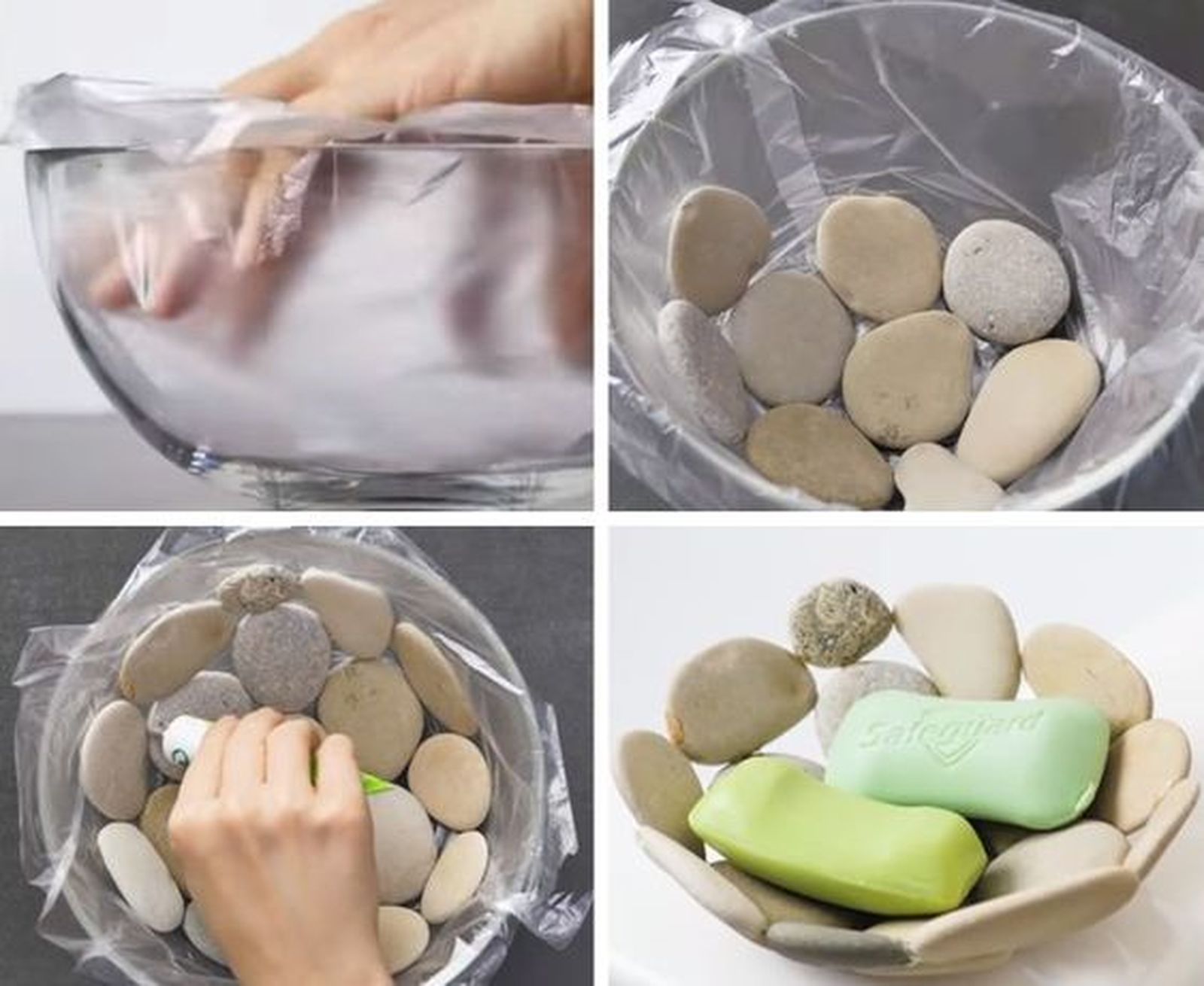 cuencos con piedras