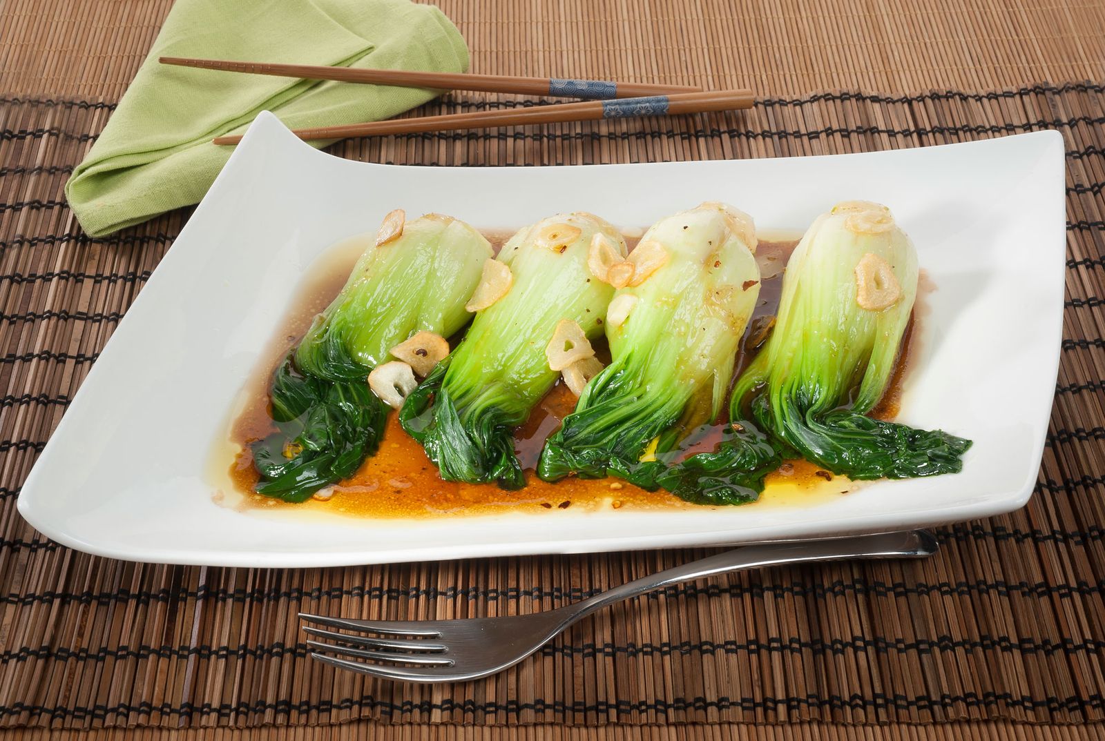 Bok choy con salsa de ostras cocina abierta kevin patricio