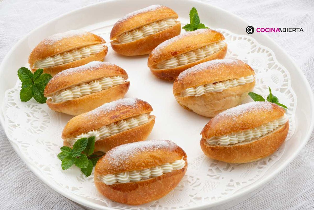 Los bollos de mantequilla son un dulce típico vasco