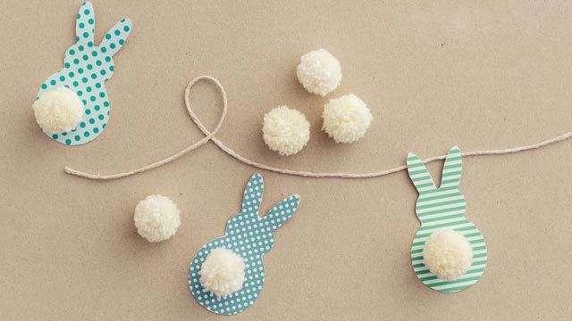 Hacer una guirnalda decorativa de Pascua paso 3