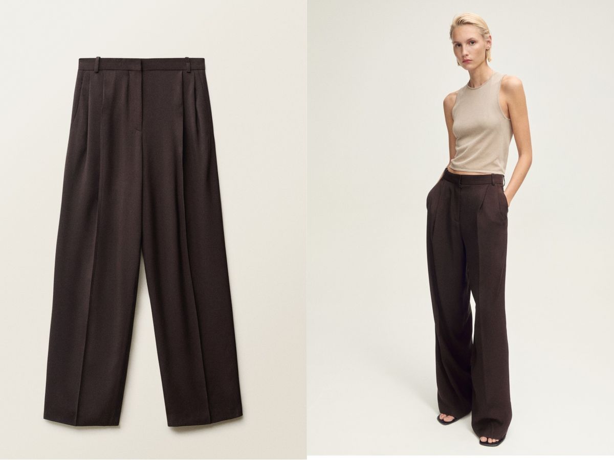 Pantalón con pinzas