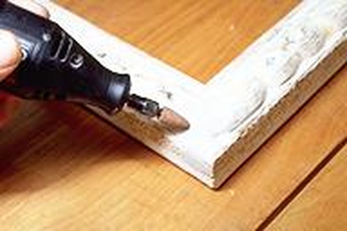 Restaurar el marco de un cuadro paso 7