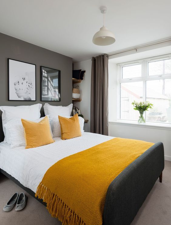 colores combinan amarillo dormitorio pinterest 1