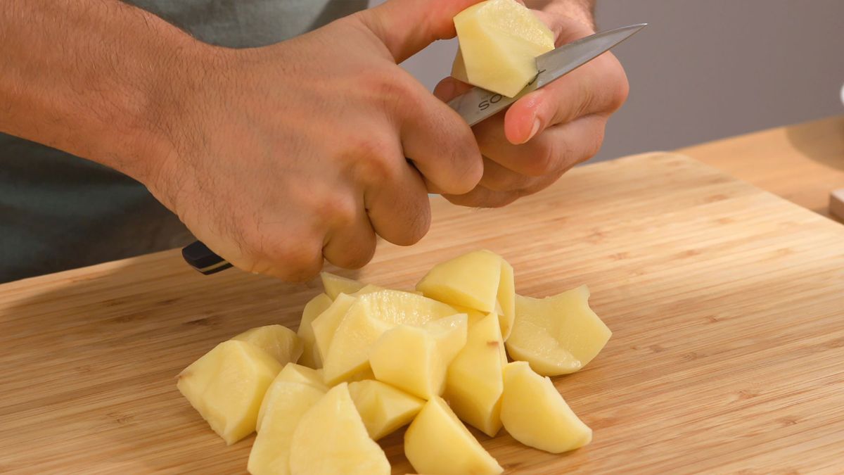 Receta de carne guisada con patatas  paso 1