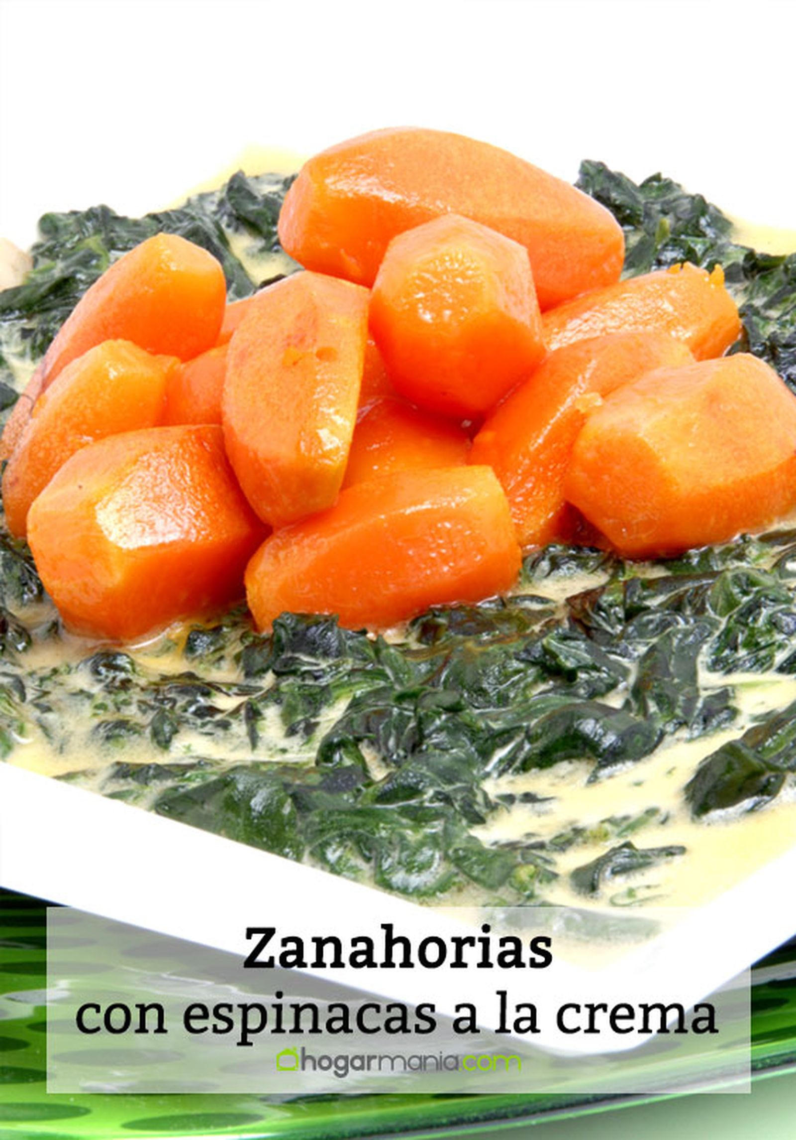 zanahorias espinacas crema pin
