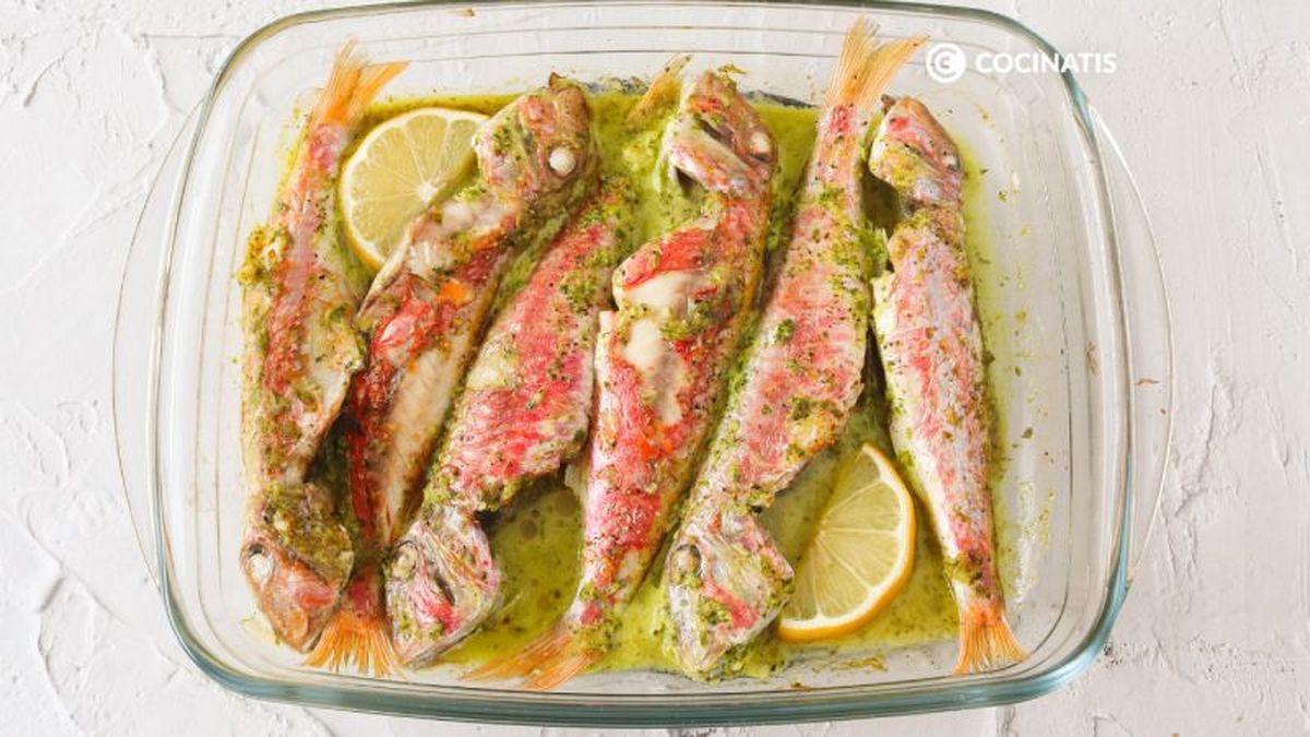 Cocinamos los salmonetes al horno