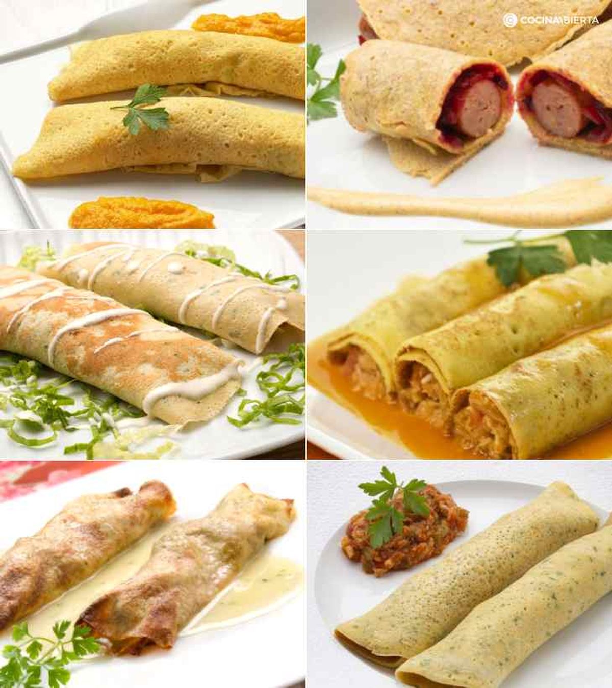 crepes salados recetas