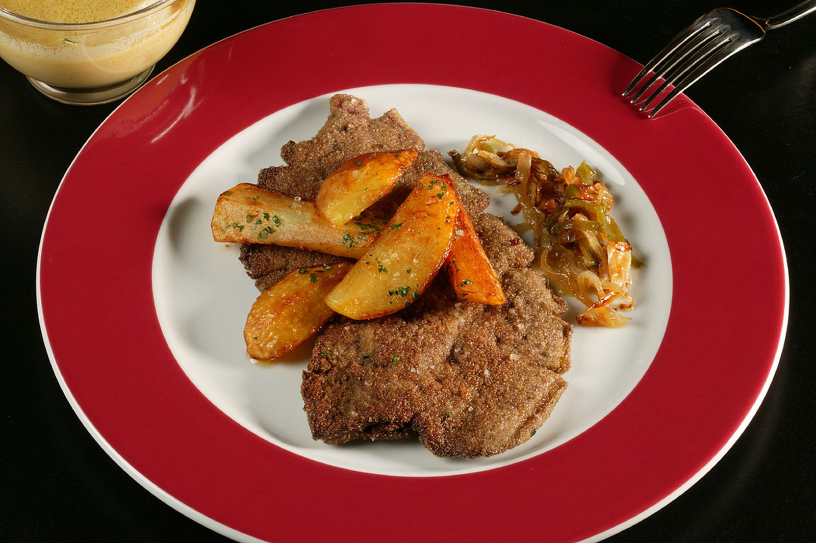 Filetes de hígado empanado