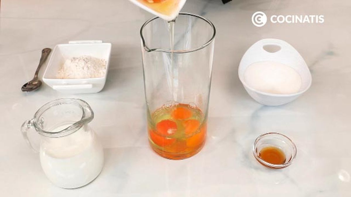 Receta de flognarde de pera  paso 1