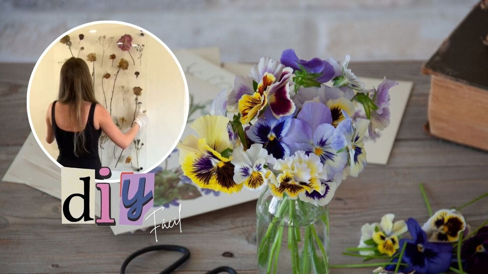 Convierte tus flores es una obra de arte en tu salón.