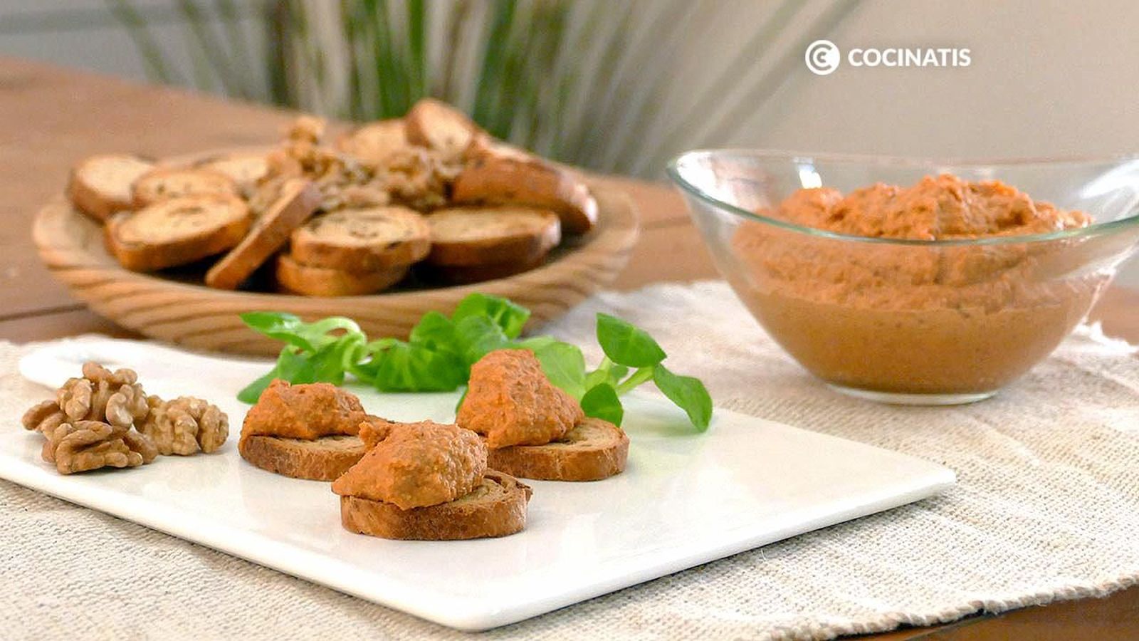 Paté vegetal de pimientos