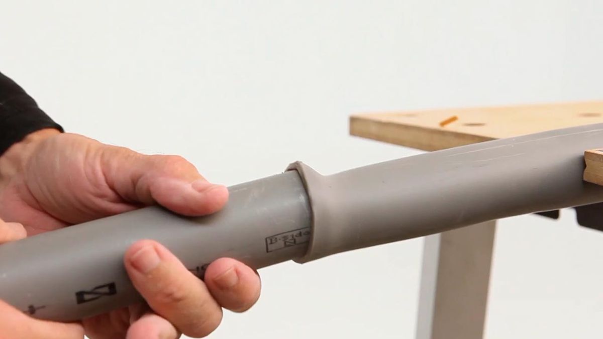 Como abocardar un tubo de PVC paso 2