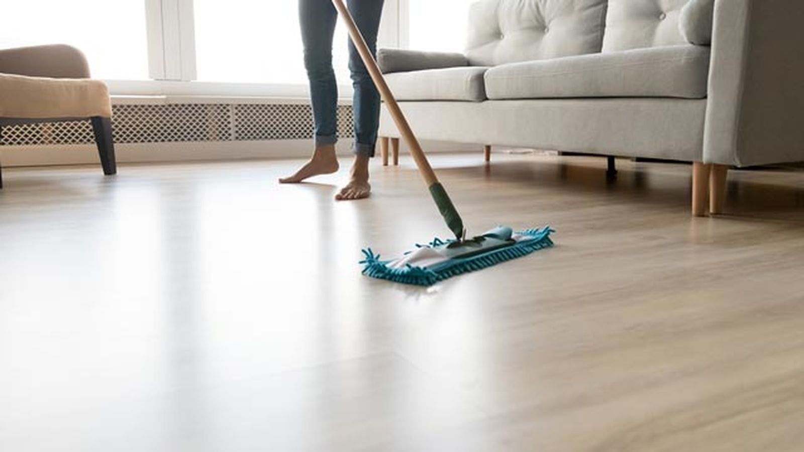 recuperar brillo suelo parquet paso 3