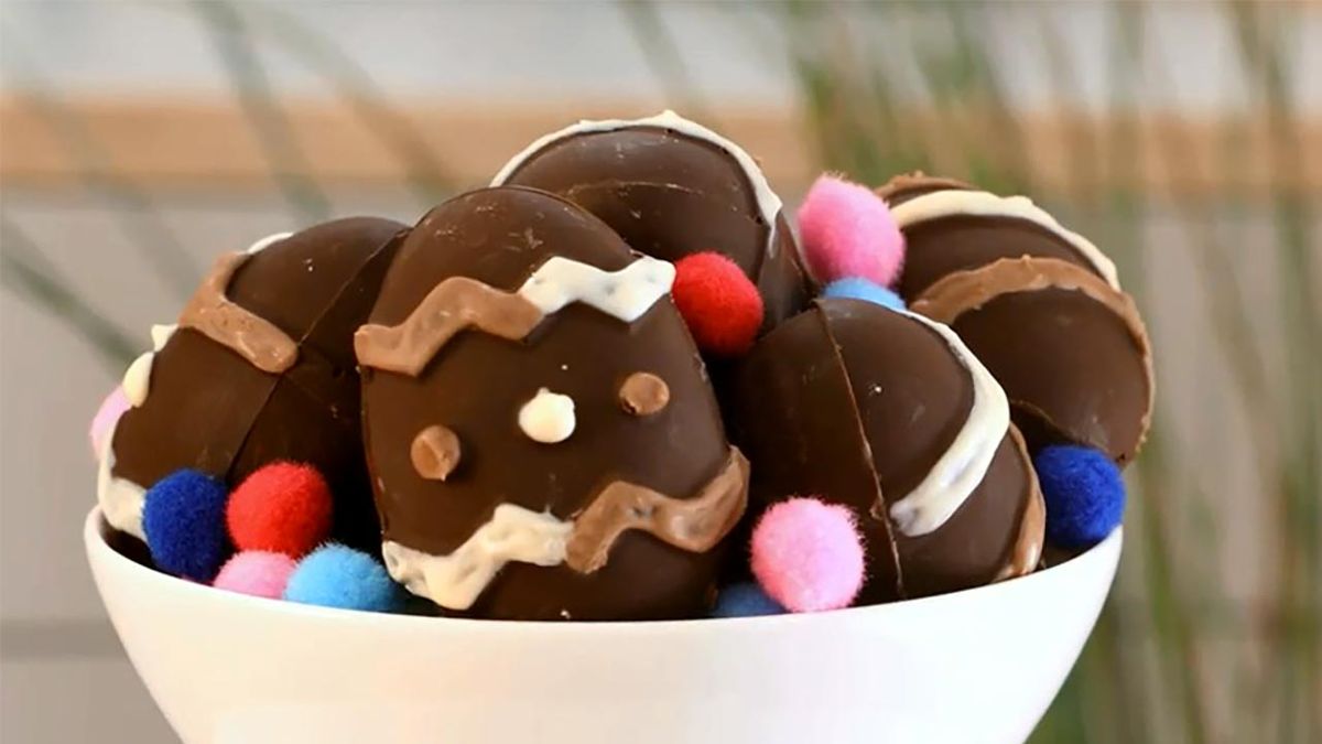 Receta de huevos de pascua de chocolate  paso 6