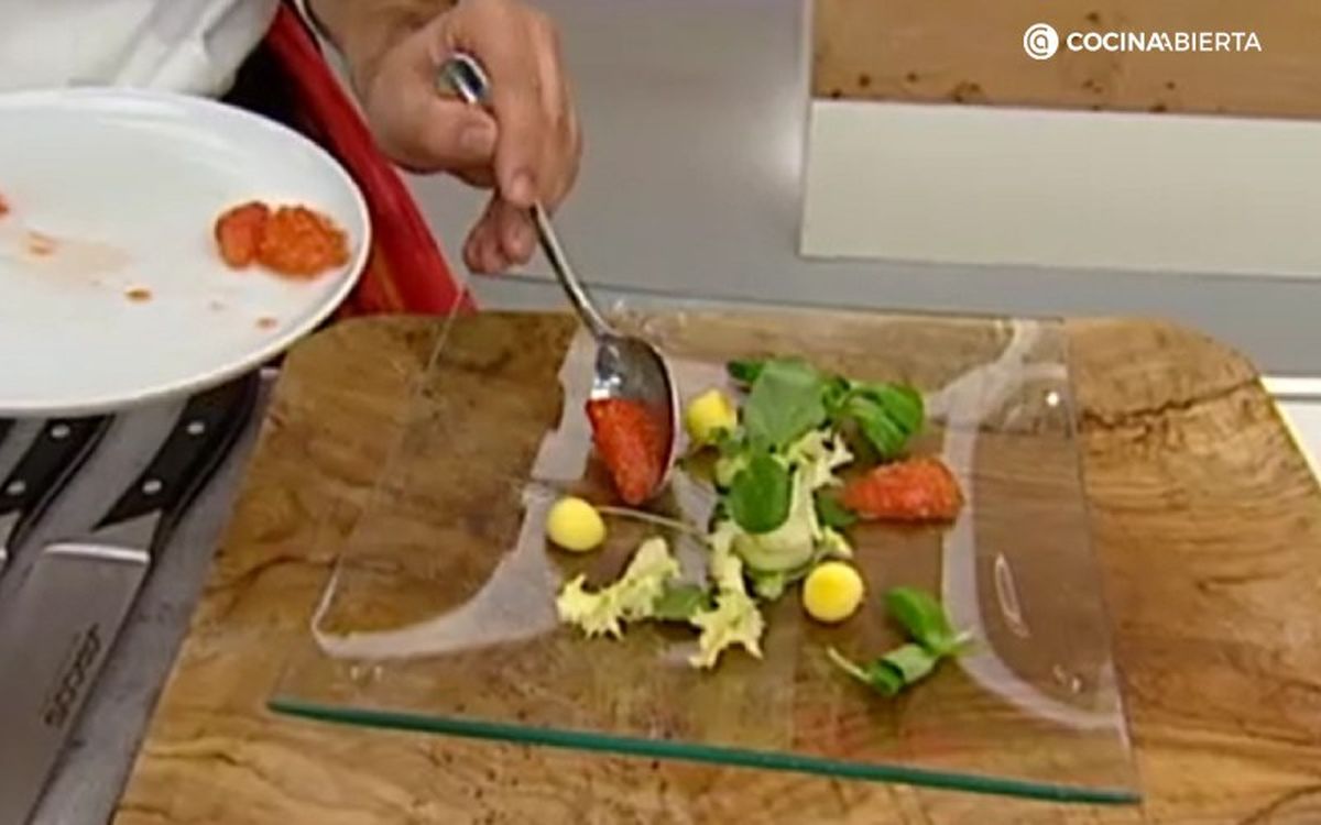 Monta la ensalada de una forma vistosa para sorprender