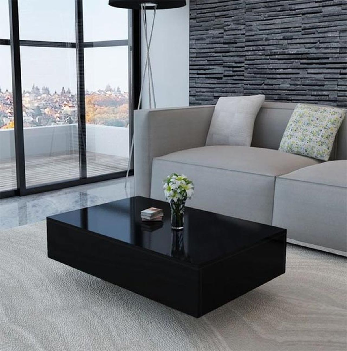 mesa centro rectangular