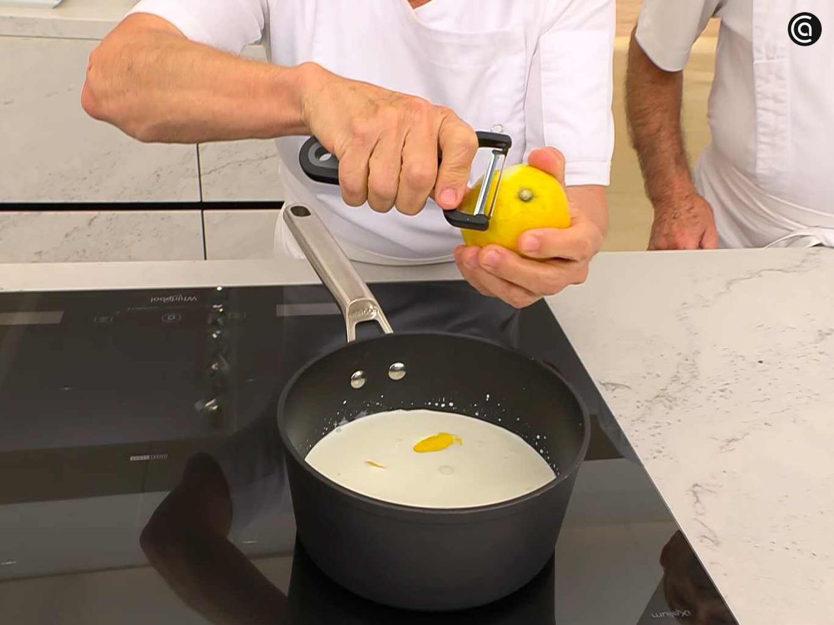 Prepara el arroz con leche