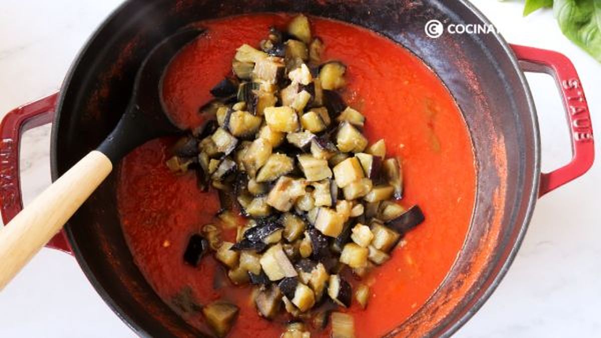receta pasta alla norma paso 4