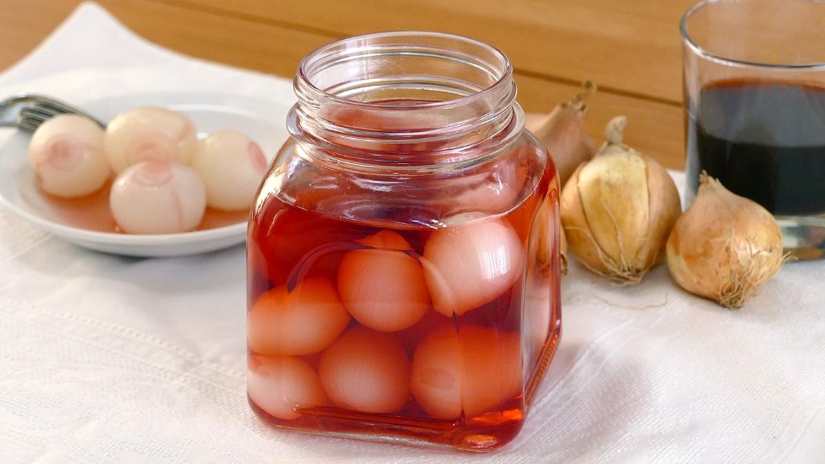 Receta de cebolletas en vinagre