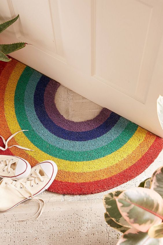 felpudo arcoiris celebrar pride casa livelove lgbtq