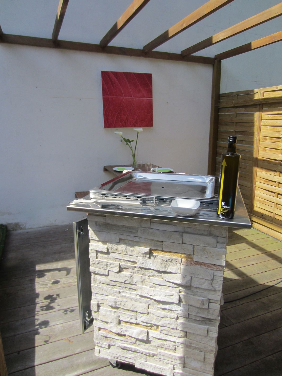 Revestir barbacoa paso 8