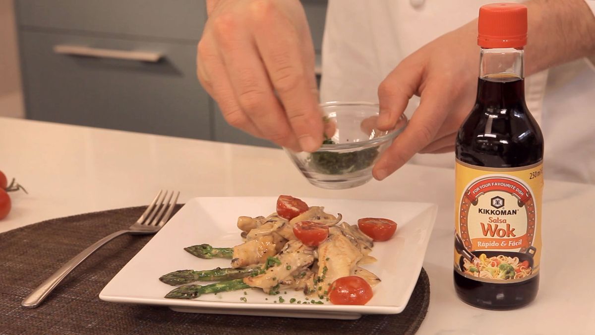 014 tiras pavo setas kikkoman salsa wok paso 06