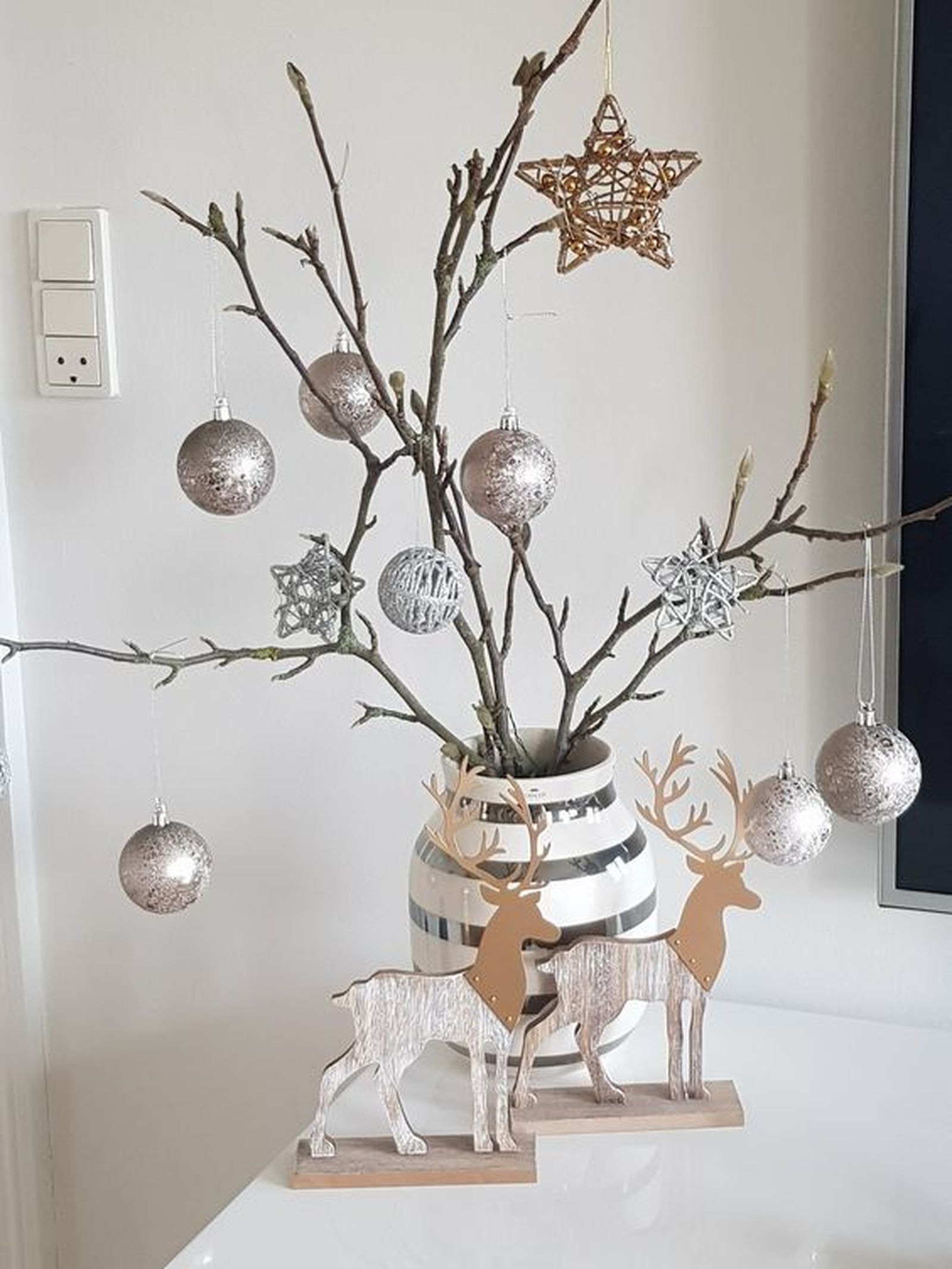 arbol navidad ramas secas 2 pinterest