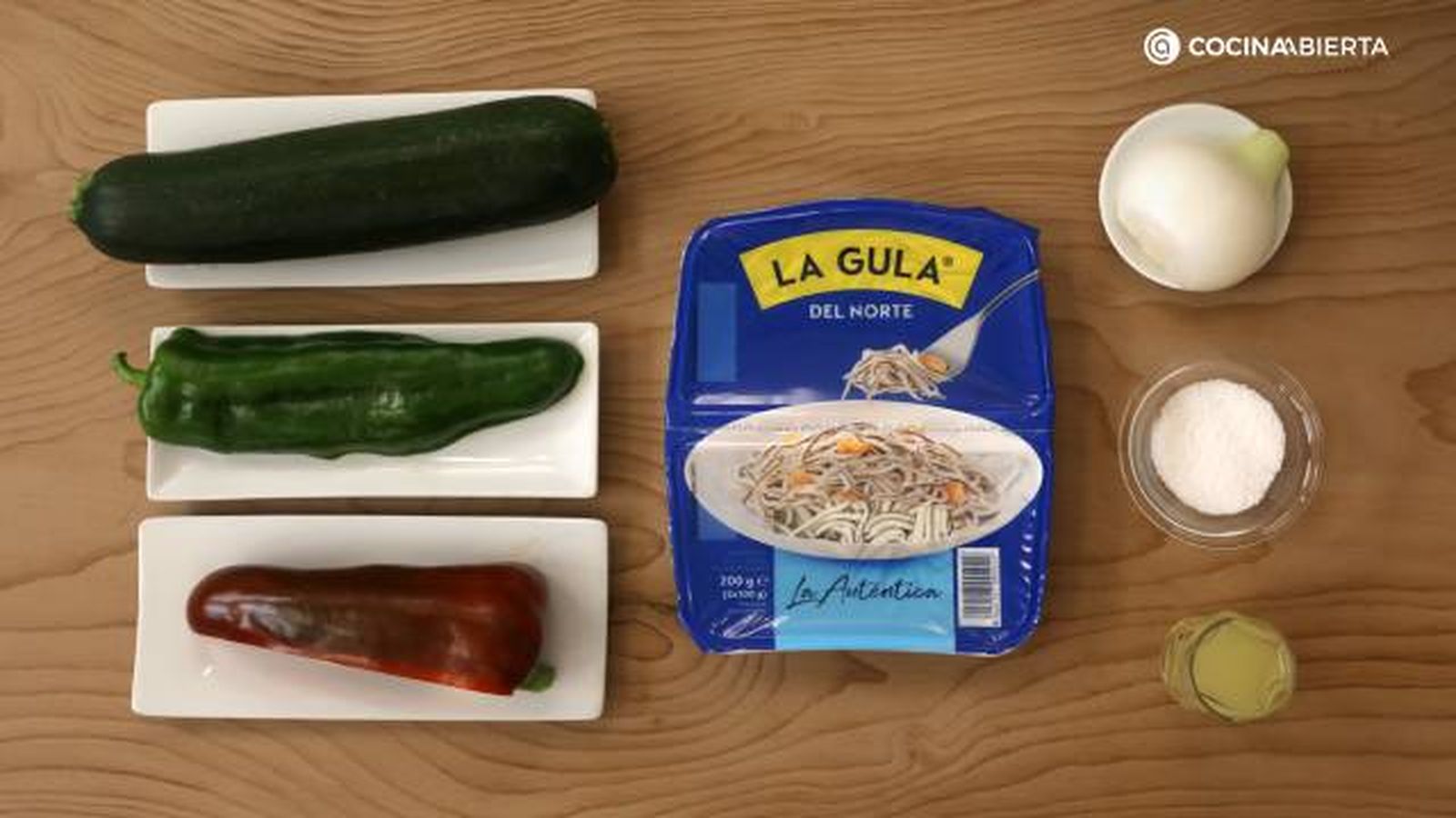 Aguinaga rollitos calabacin gulas ingredientes