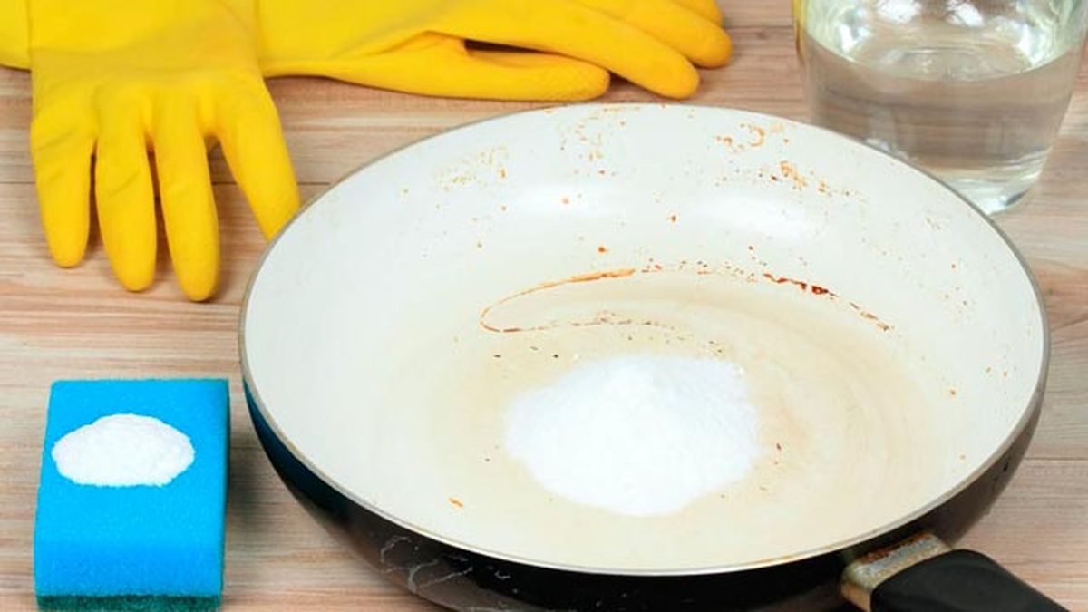 usos sal como producto limpieza quitar grasa sartenes