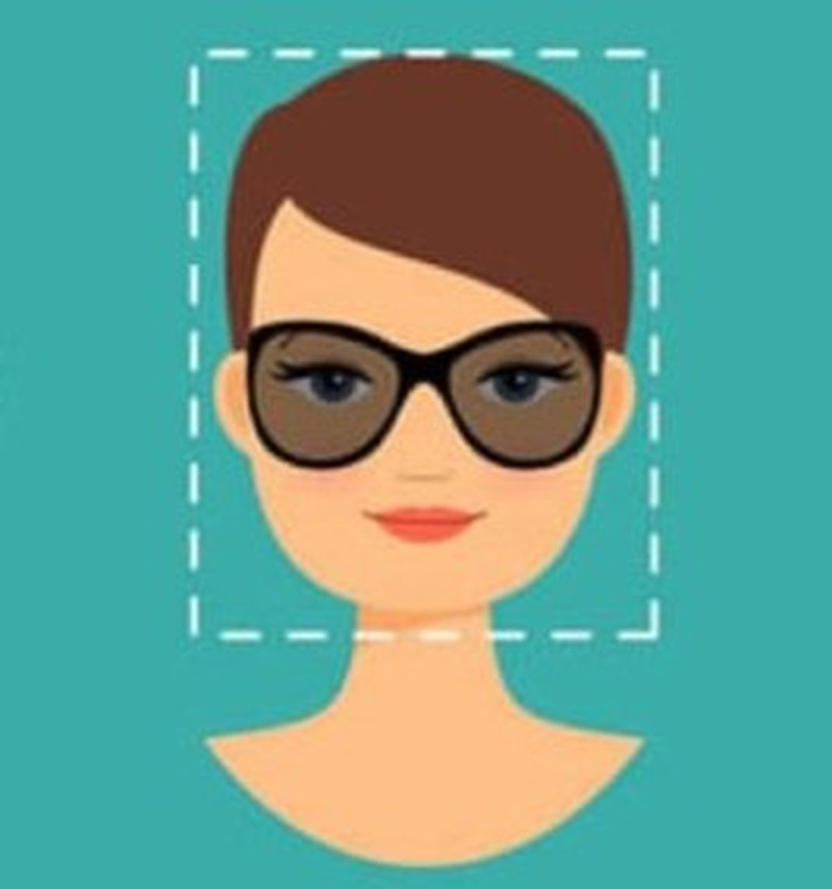 Gafas de sol para rostro rectangular