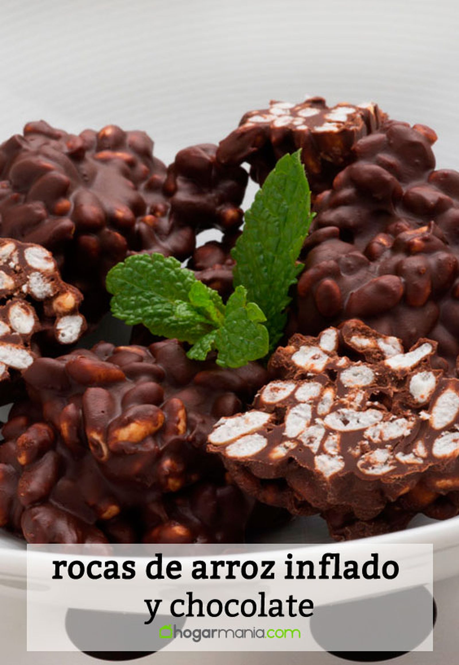 rocas arroz inflado chocolate pin
