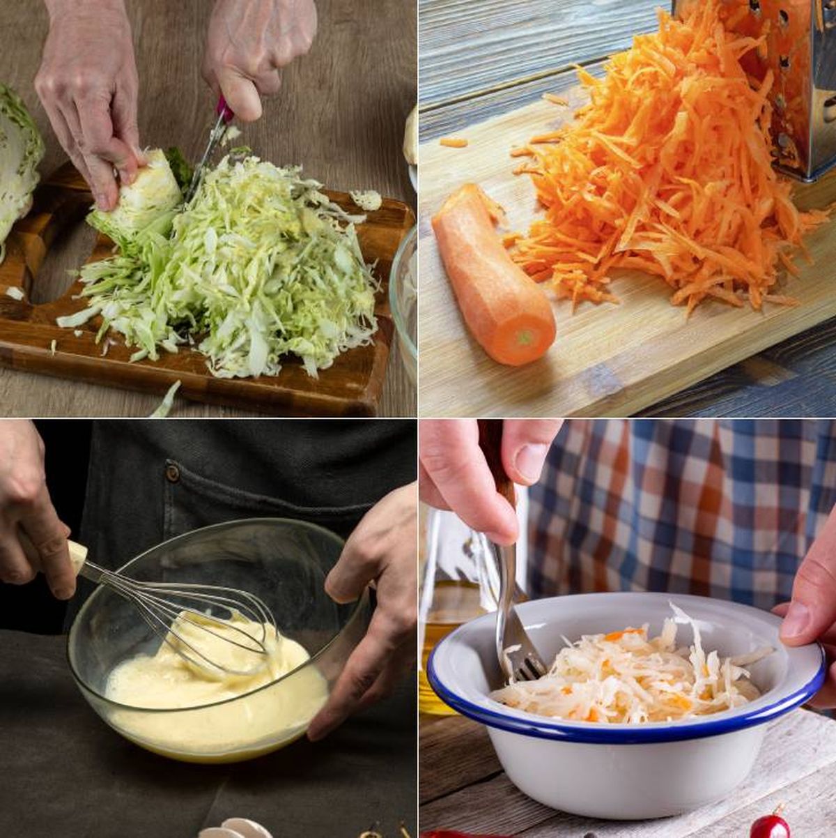 ensalada americana pasos