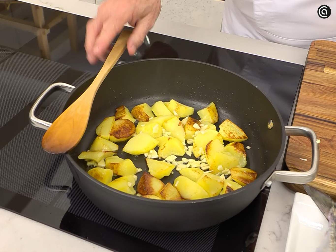 Rehoga las patatas
